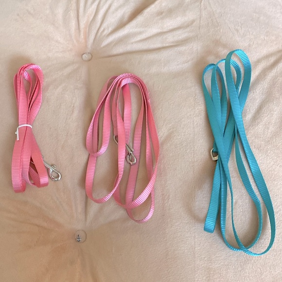 Other - 💲⬇️5 Feet Dog/Cat Leashes. Perfect for small dogs and cats. Turquoise and Pink.